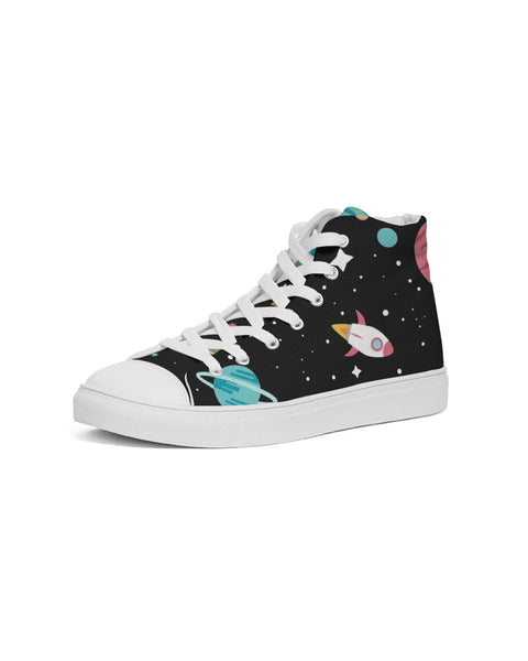 Out of This World Women's Hightop Canvas Shoe