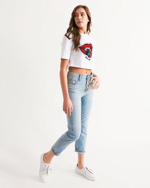 Kiss Off Women's Cropped Tee