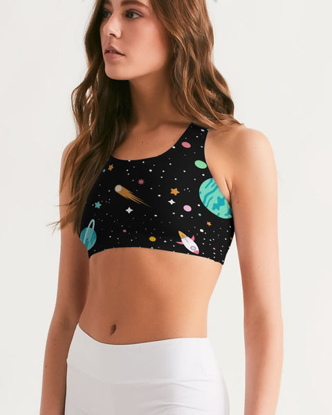 Out of This World Women's Seamless Sports Bra