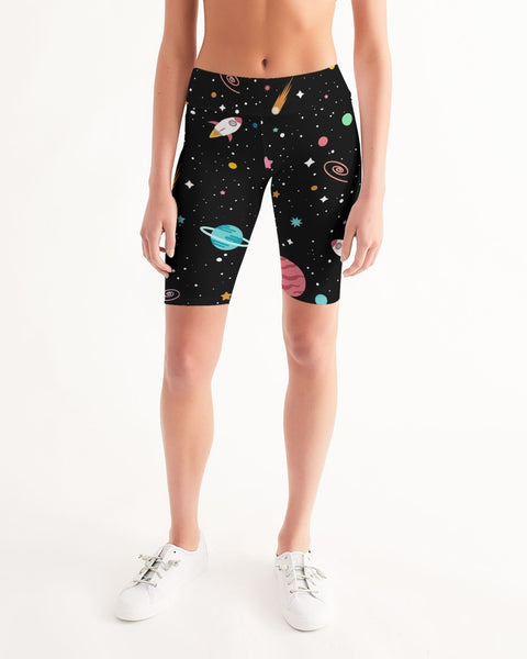 Out of This World Women's Mid-Rise Bike Shorts