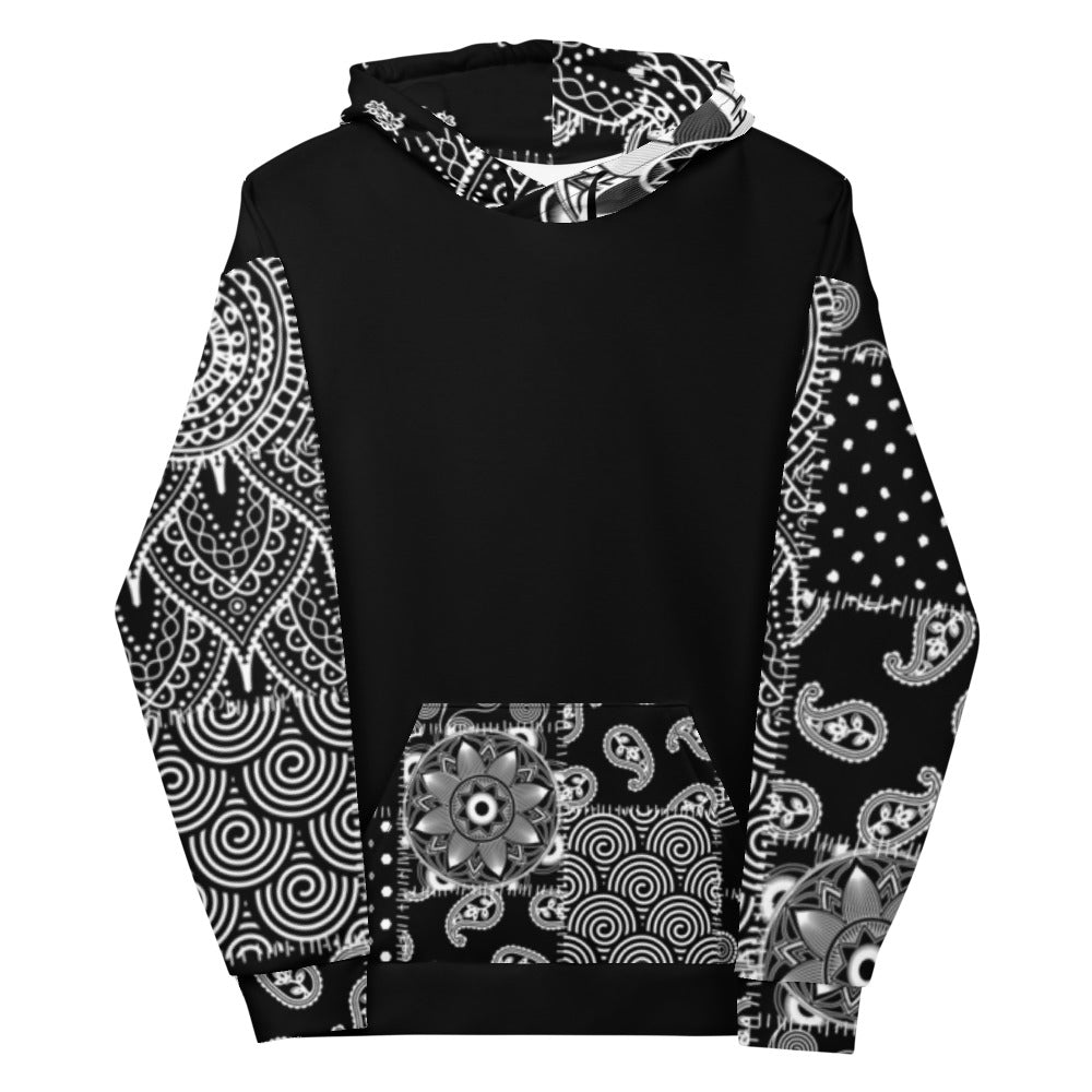 White hotsell bandana hoodie