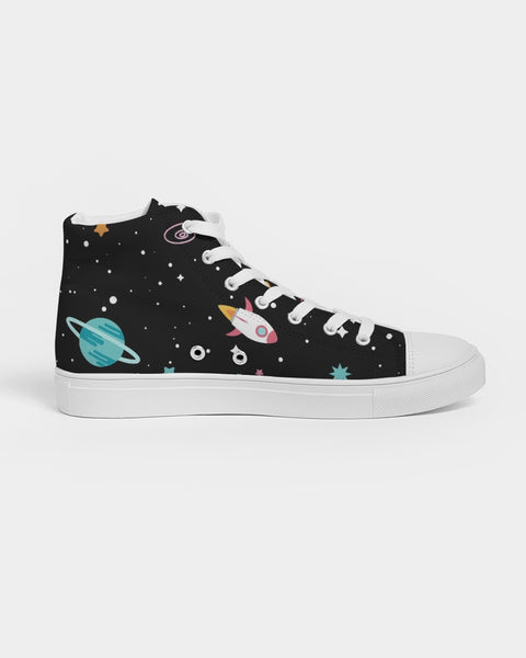 Out of This World Men's Hightop Canvas Shoe