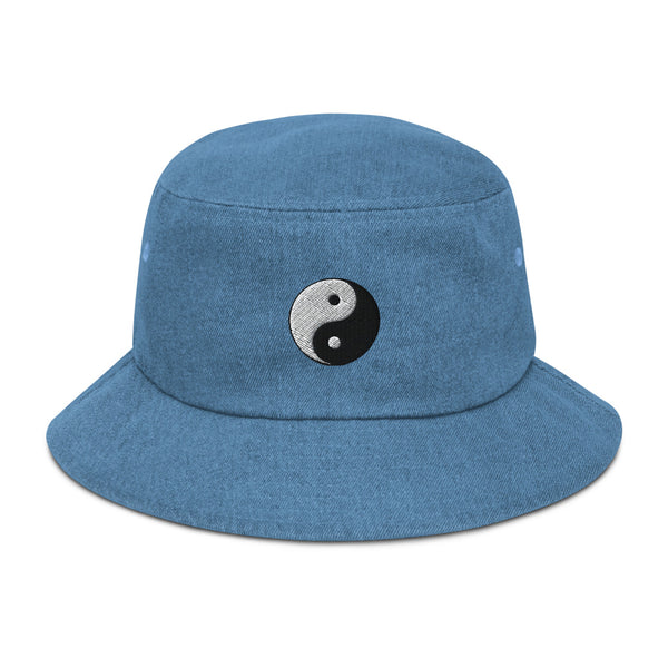 Divine Balance Denim Bucket Hat
