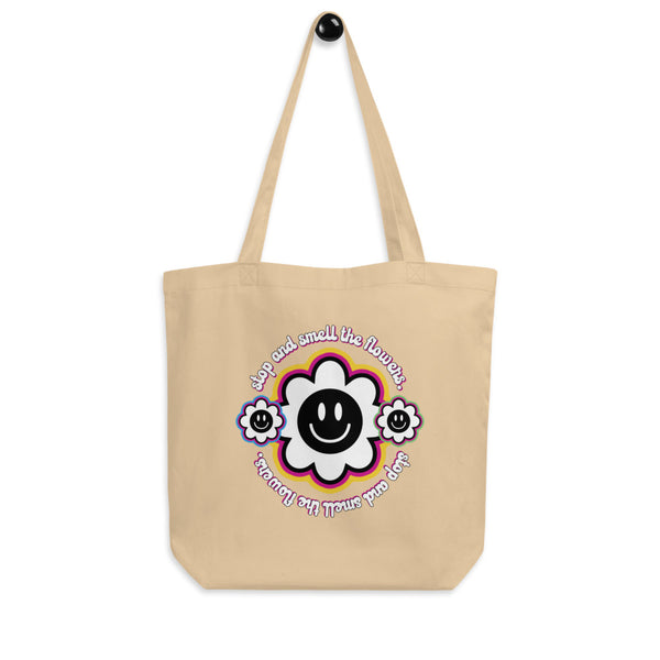 Smell the Flowers Eco Tote