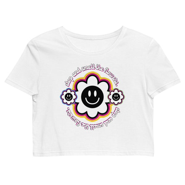 Smell the Flowers Organic Baby Tee